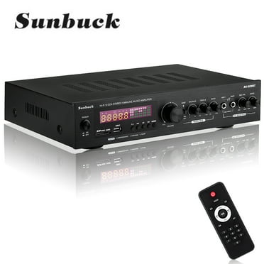 Pyle PTA44BT Bluetooth Home Theater Amp, 500W 4-Channel Stereo Receiver ...