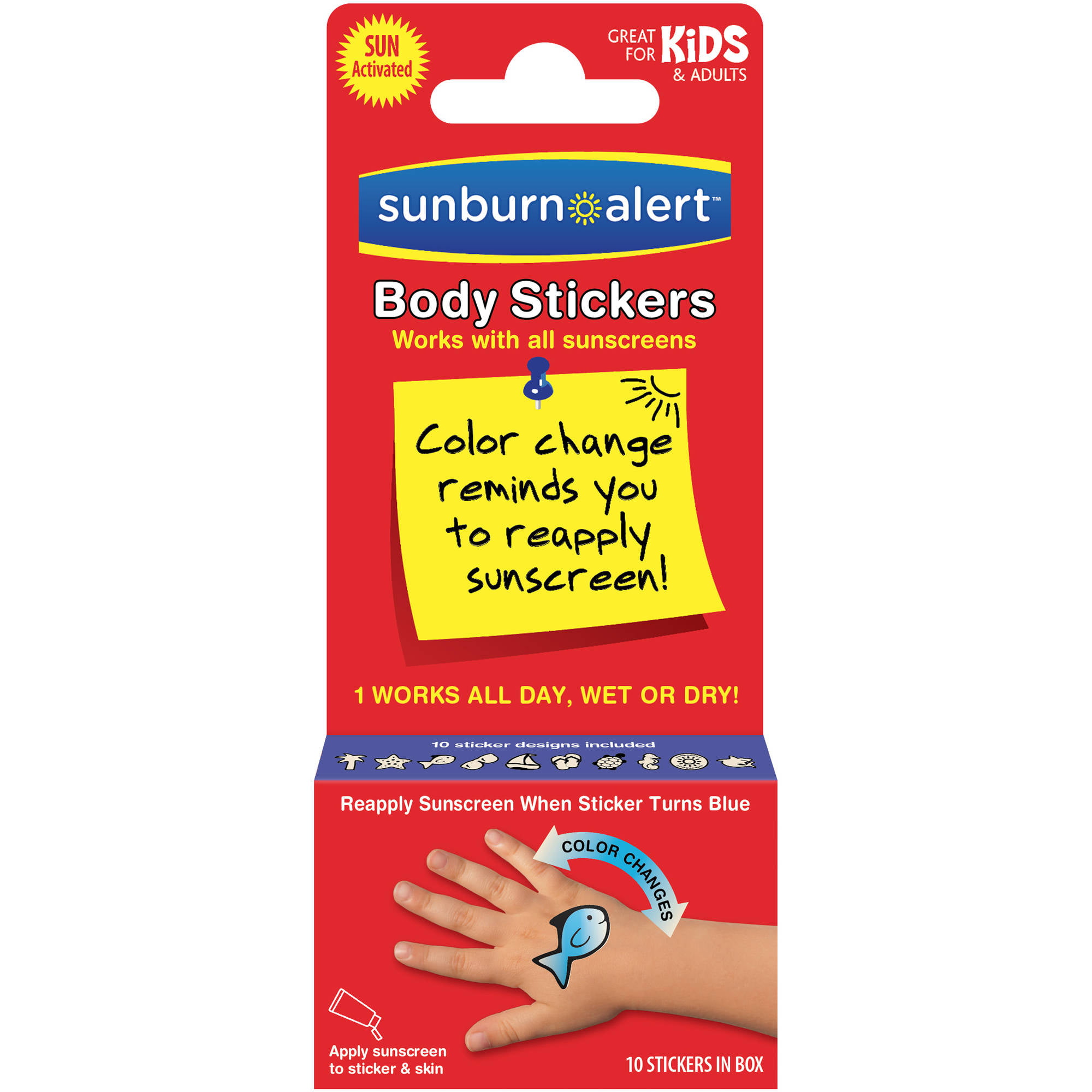 SMALL STICKERS – Sunburn Alert