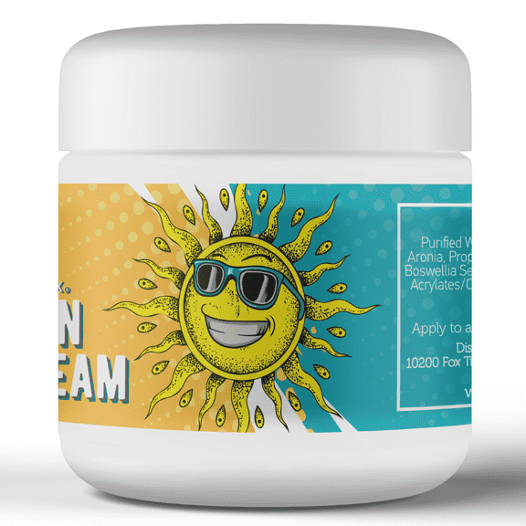 Sunburn relief cream