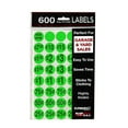 thumbnail image 1 of Sunburst Systems 7020 Pre-Priced Green Color Label Sticker Dots, Garage Sale, Yard Sale, Tent Sale, 600 Ct., 1 of 6