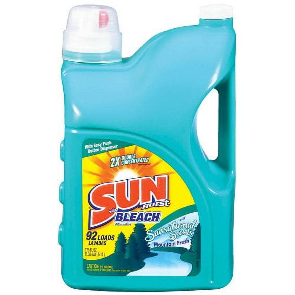 Sunburst With Bleach Alternative Liquid Detergent, Mountain Fresh, 175