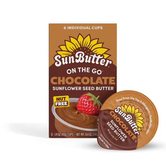Sunbutter - Natural Butter Chocolate Cups - 8.4 Oz, Case of 6