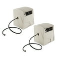 thumbnail image 1 of Suncast 100-Ft. Powerwind Automatic Rewind Hose Reel, Light Taupe (2 Pack), 1 of 12