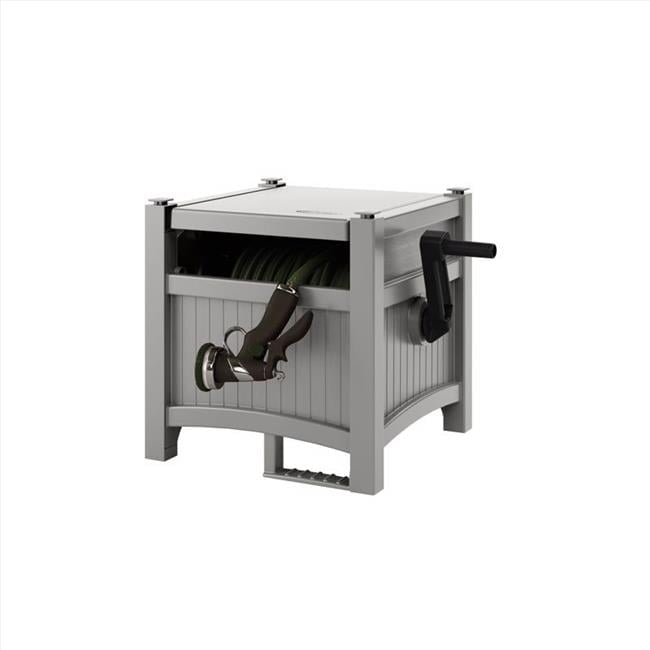Suncast 100 ft. Gray Resin Free Standing Hose Reel