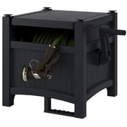 Suncast 100FT Hose Hideaway Durable Resin Hose Reel Storage