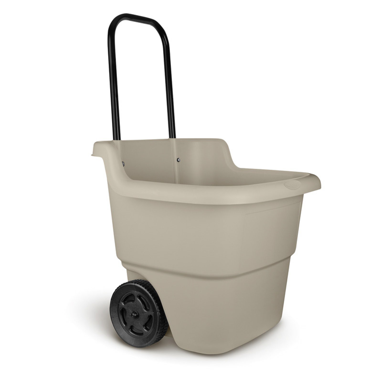 Suncast 15 Gallon Resin Rolling Lawn and Utility Cart, 20.75 in D x 35.75 in H x 22.5 in W - image 1 of 9