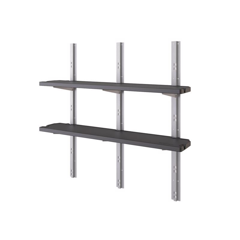 Suncast Black Resin Adjustable Shelf Kit for Sheds