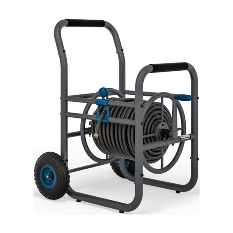 Suncast 200 ft. Black Retractable Wheeled Hose Reel Cart Suncast 200 ft. Black Retractable Wheeled Hose Reel Cart