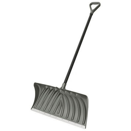 Suncast 27" Steel Snow Shovel & Pusher with Wear Strip