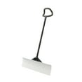 thumbnail image 1 of Suncast 30" Ultra High Molecular (UHMW) Nonstick Snow Pusher with Wide Blade, Black/White, 1 of 6