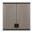 thumbnail image 1 of Suncast 30"W x 12"D x 30.25"H Resin Wall Garage Storage Cabinet, Platinum Metallic, 1 of 6