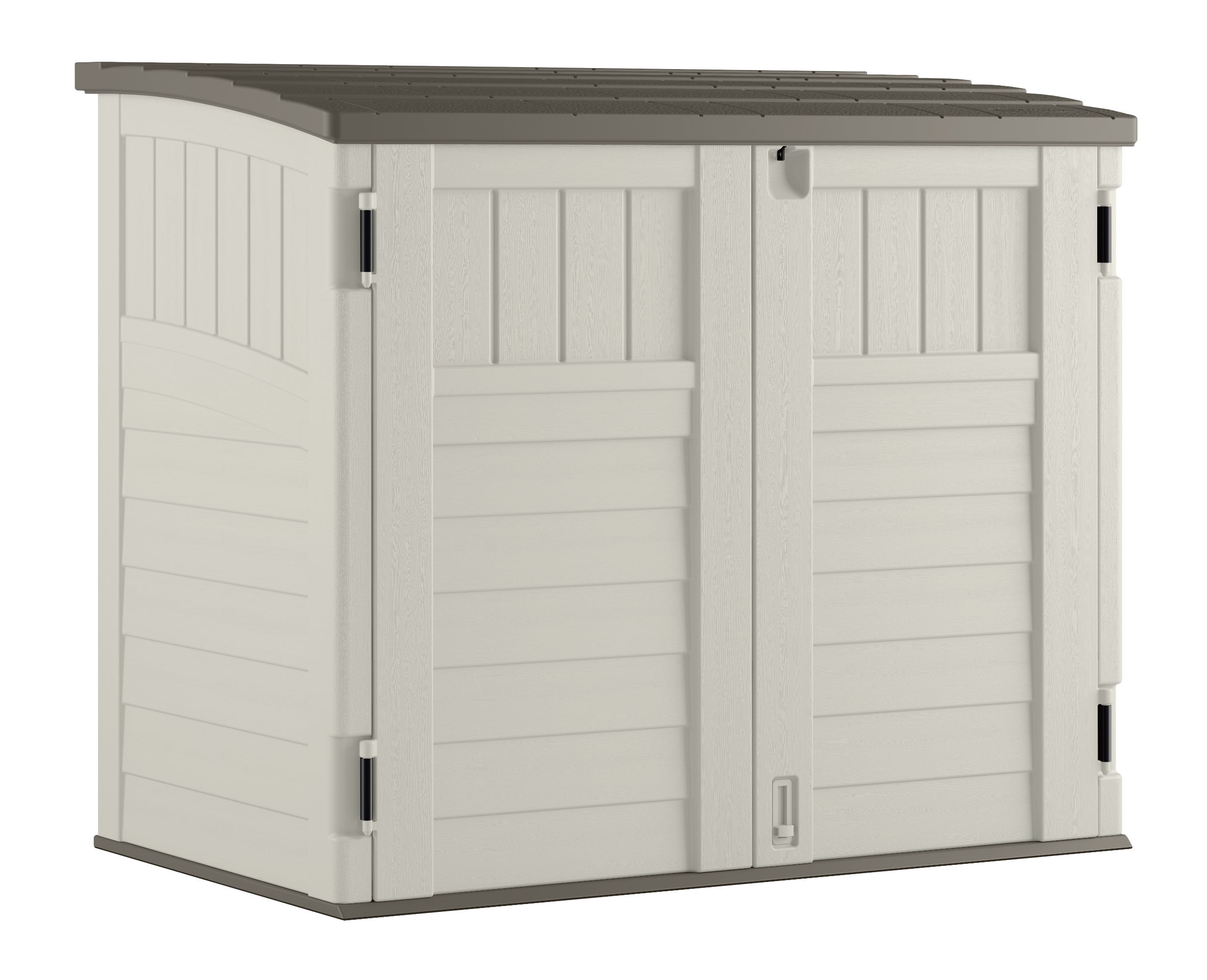 Suncast 34 Cu Ft Vanilla Resin Horizontal Storage Shed