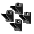 thumbnail image 1 of Suncast 4 Pack Compact Wall Mount Tool Organizer Hook Storage Hanger Rack, Black, 1 of 7