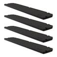 thumbnail image 1 of Suncast 4 Pack Horizontal Shed Shelf Space Saving Wall Outdoor Storage, Black, 1 of 12