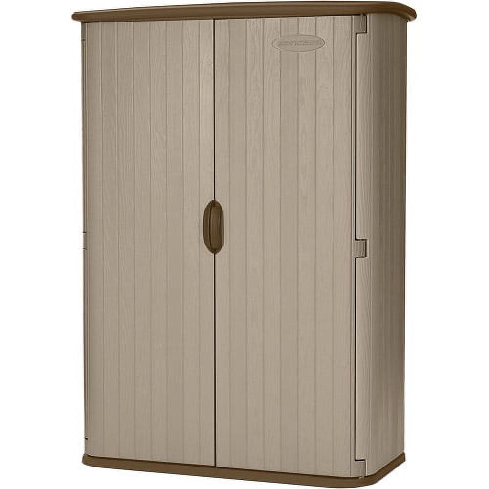 Suncast 52 cu. ft. Resin Vertical Storage Shed, Taupe, BMS4500 - image 1 of 9