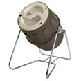 thumbnail image 1 of Suncast 6.5 Cubic Foot Tumbling Plastic Composter with Sturdy Steel Frame, Taupe, 1 of 5