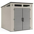 thumbnail image 1 of Suncast 7' x 7' Modernist Storage Shed, All-Weather Outdoor Backyard Unit, Vanilla, 1 of 4