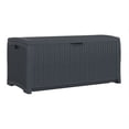 thumbnail image 1 of Suncast 73 Gallon Resin Outdoor Patio Storage Deck Box, Cyberspace, 1 of 9