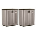 thumbnail image 1 of Suncast 9 Cu Ft Heavy Duty Resin Garage Base Storage Cabinet, Platinum (2 Pack), 1 of 6