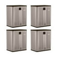 thumbnail image 1 of Suncast 9 Cu Ft Heavy Duty Resin Garage Base Storage Cabinet, Platinum (4 Pack), 1 of 6