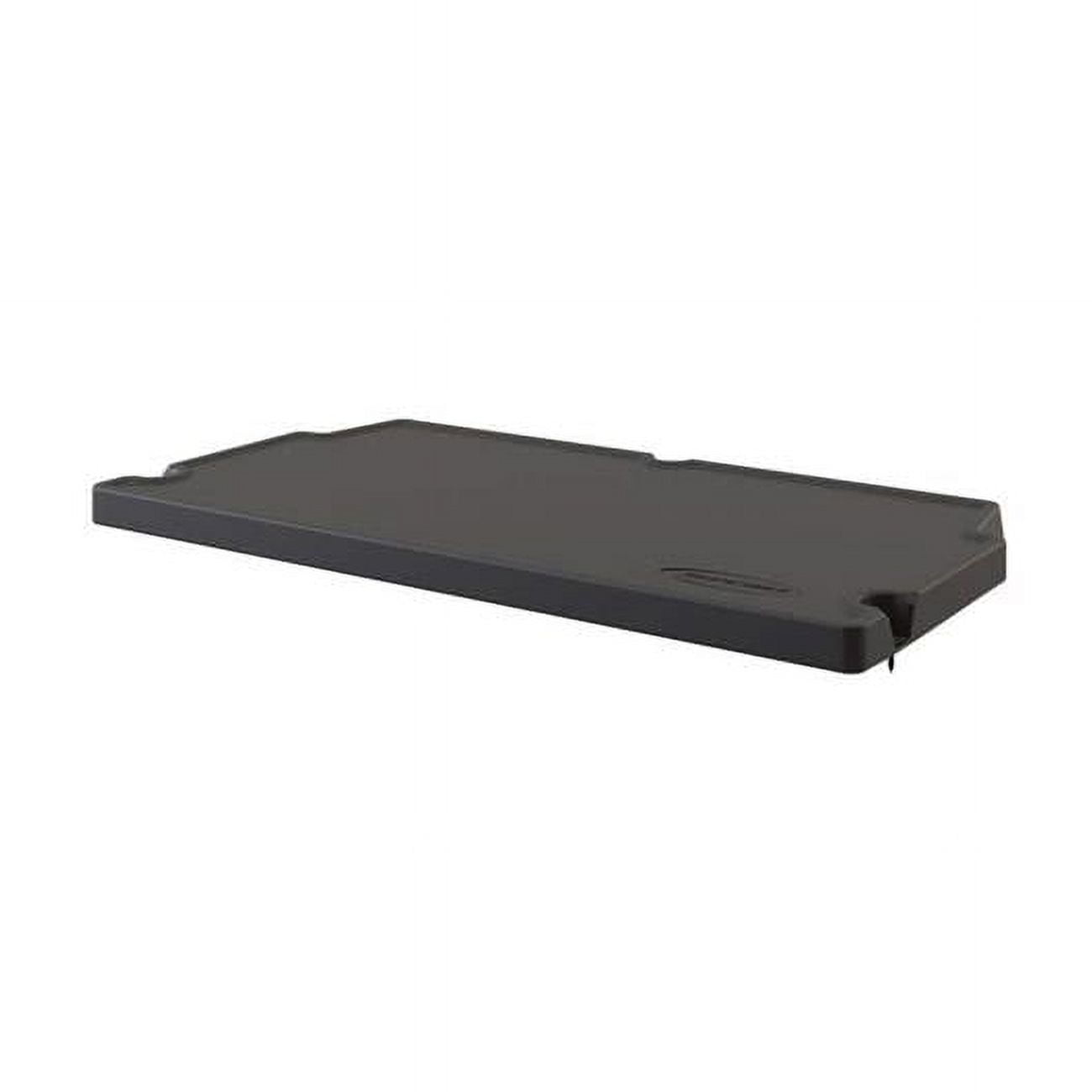 Sleek Black Resin 27.75" Vertical Shed Shelf Kit