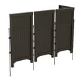thumbnail image 1 of Suncast Backyard Garden Patio Panel Fence, Java, Four panel, 23 in. Wide, 2 in. Deep and 44 in. Tall, 1 of 8