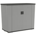 thumbnail image 1 of Suncast Backyard Oasis 130 Gallon Outdoor Storage Basic Unit, Dove Gray, 1 of 12