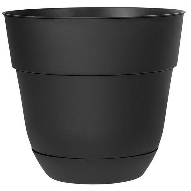 Suncast Basic 15" Resin Planter, Black, 1510K6 - Walmart Business Supplies