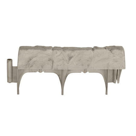 Suncast 10 Ft Pound In Landscape Edging, Stone Color