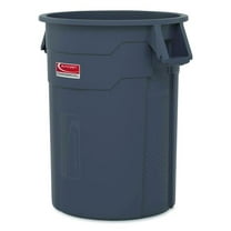 Suncast SUATCU20 Injection Molded Utility Trash Can, 20 gal, Resin, Gray