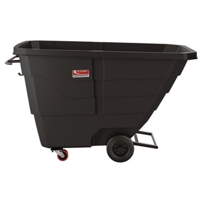 Suncast Corporation RMTTCD1003F1 Light Duty Tilt Truck, 1 Cu Yd, Plastic, Black/red