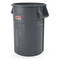 thumbnail image 1 of Suncast® Commercial Oval HDPE Utility Trash Can, 44 Gallons, Gray, 1 of 3