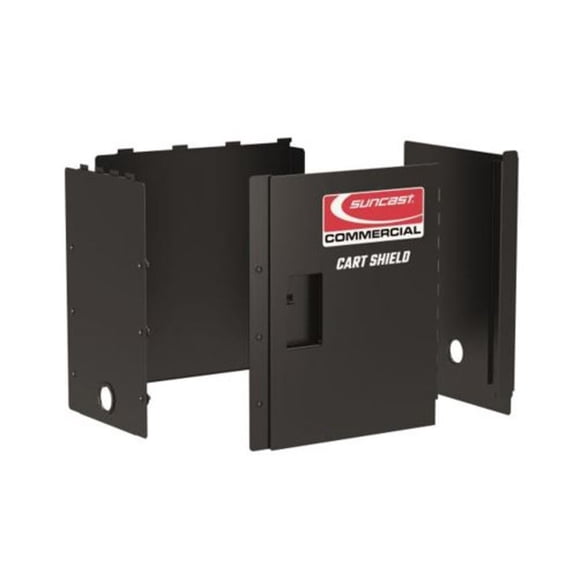 Suncast Commercial Utility Cart Shield, Black, PUCCS1937