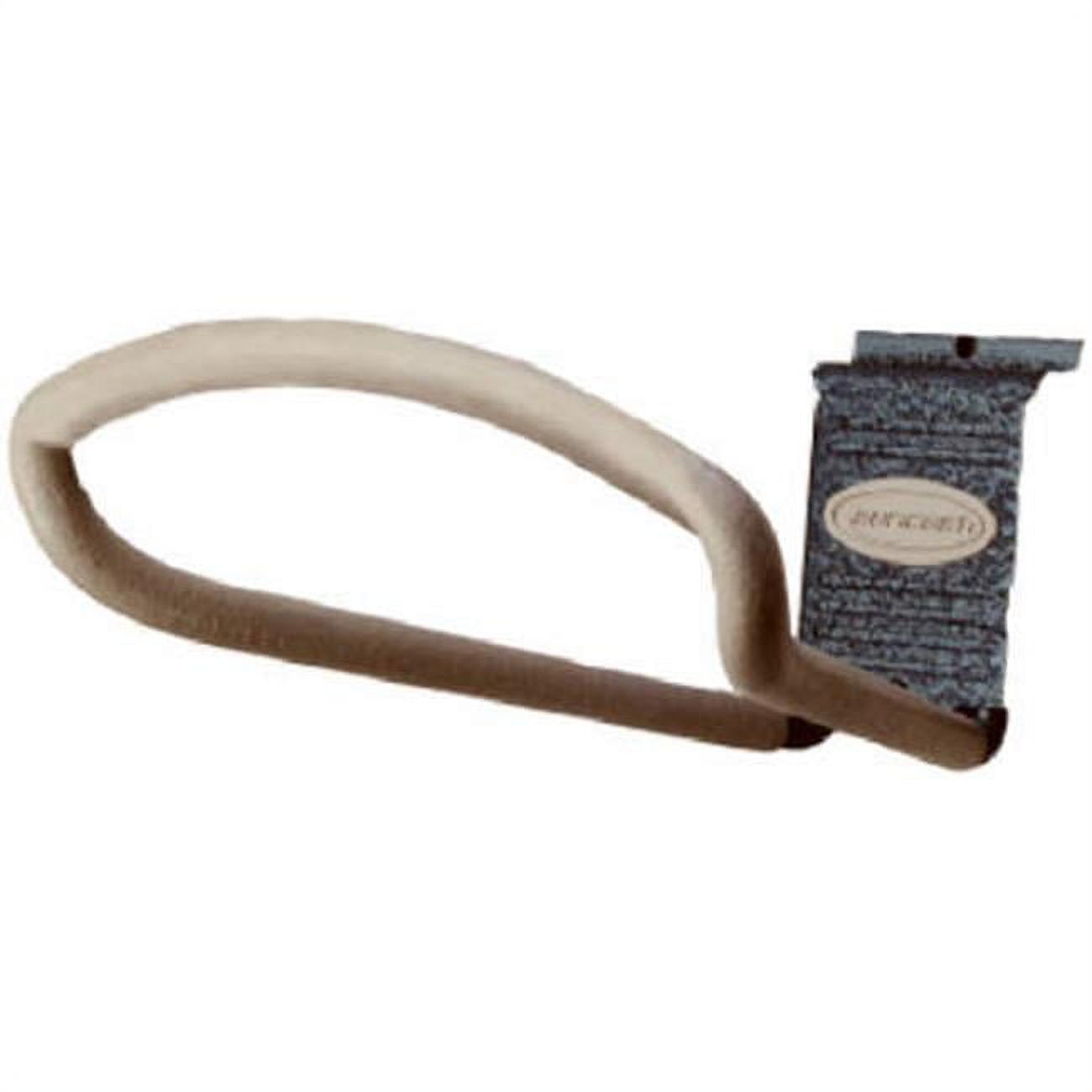 Suncast Double Closed Slatwall Hook Gray/Black Powder Coated Steel