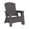 thumbnail image 1 of Suncast Elements Resin Adirondack Chair with Storage, Peppercorn, 1 of 2
