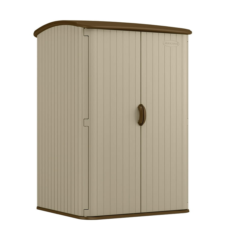 Suncast Extra Large Resin Vertical Storage Shed, BMS6500D