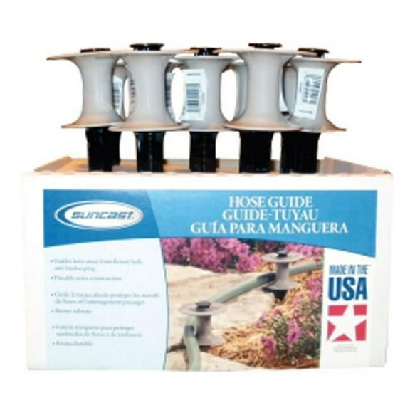 Suncast HS10210PK Taupe Plastic Hose Guide- - pack of 10