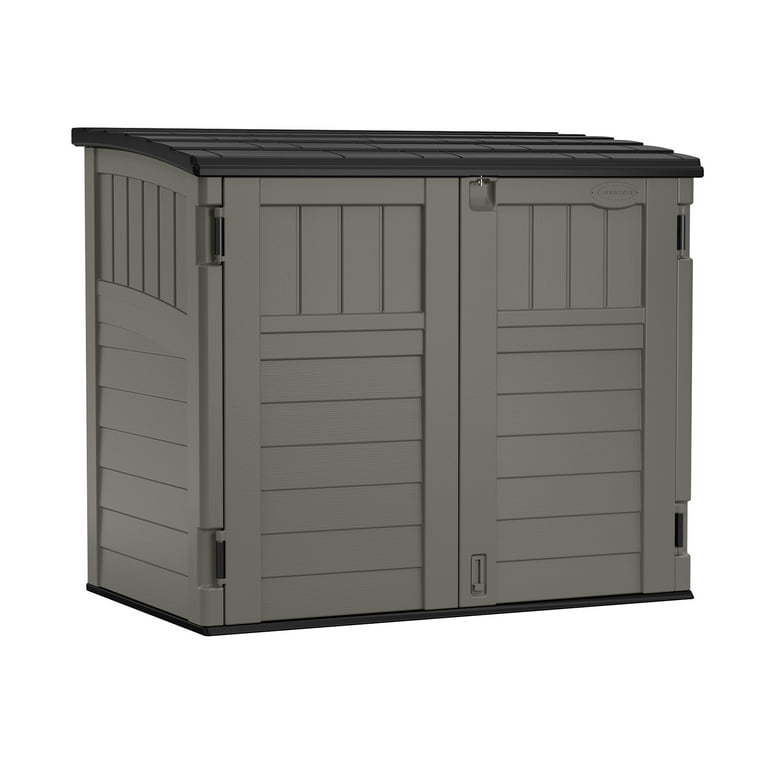 Suncast 106 Cu Ft XL Gray Resin Vertical Shed BMS6225, 42 OFF