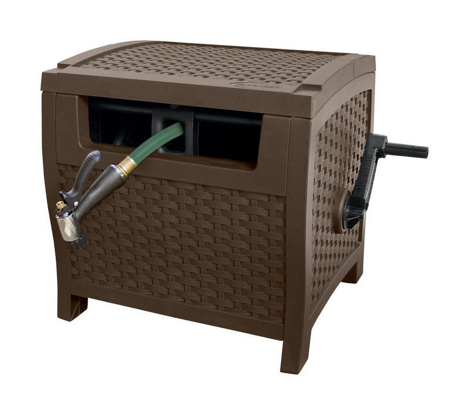 Suncast Hose Hideaway 175 ' Fully Assembled Sturdy Resin