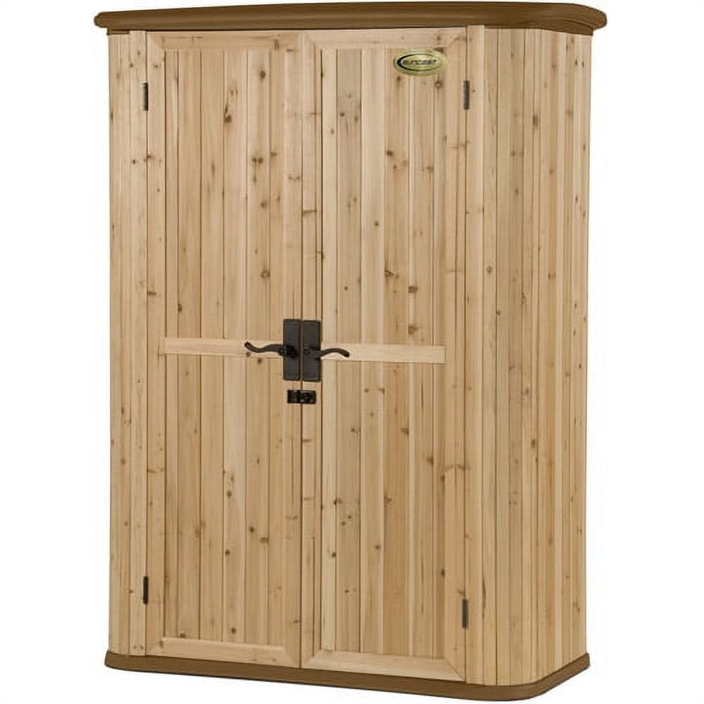Suncast Hybrid 50 cu ft Shed, Cedar Wood - Walmart.com