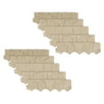 thumbnail image 1 of Suncast Landscape Design Border Decor Natural Rock Plastic Edging (10 Pack), 1 of 11