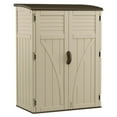 thumbnail image 1 of Suncast Large Vertical Shed for Storing Oudoor Tools, & Equipment, Sand, 1 of 9