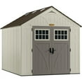 thumbnail image 1 of Suncast Metal and Resin Storage Shed, Vanilla, 8ft x 10ft, 547 Cu. ft. coverage area, 1 of 13