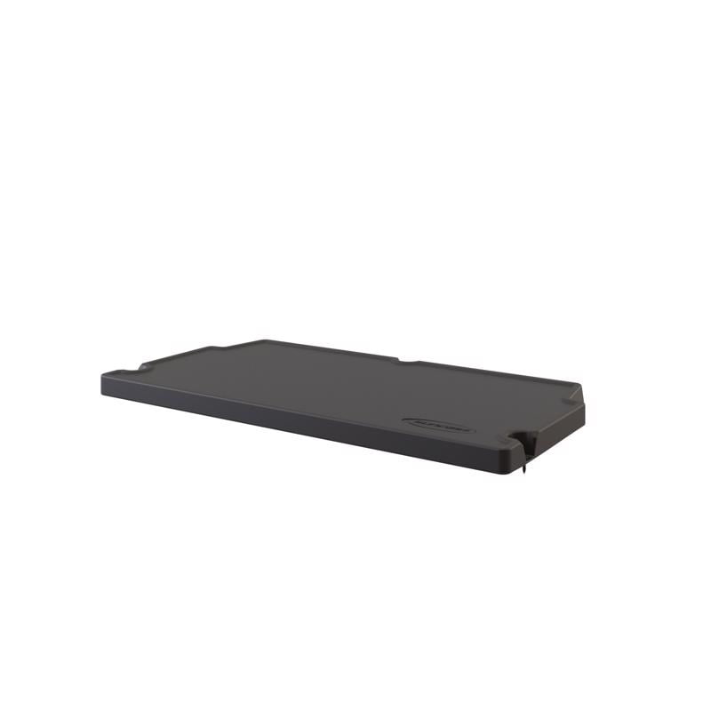 Sleek Black Resin 27.75" Vertical Shed Shelf Kit