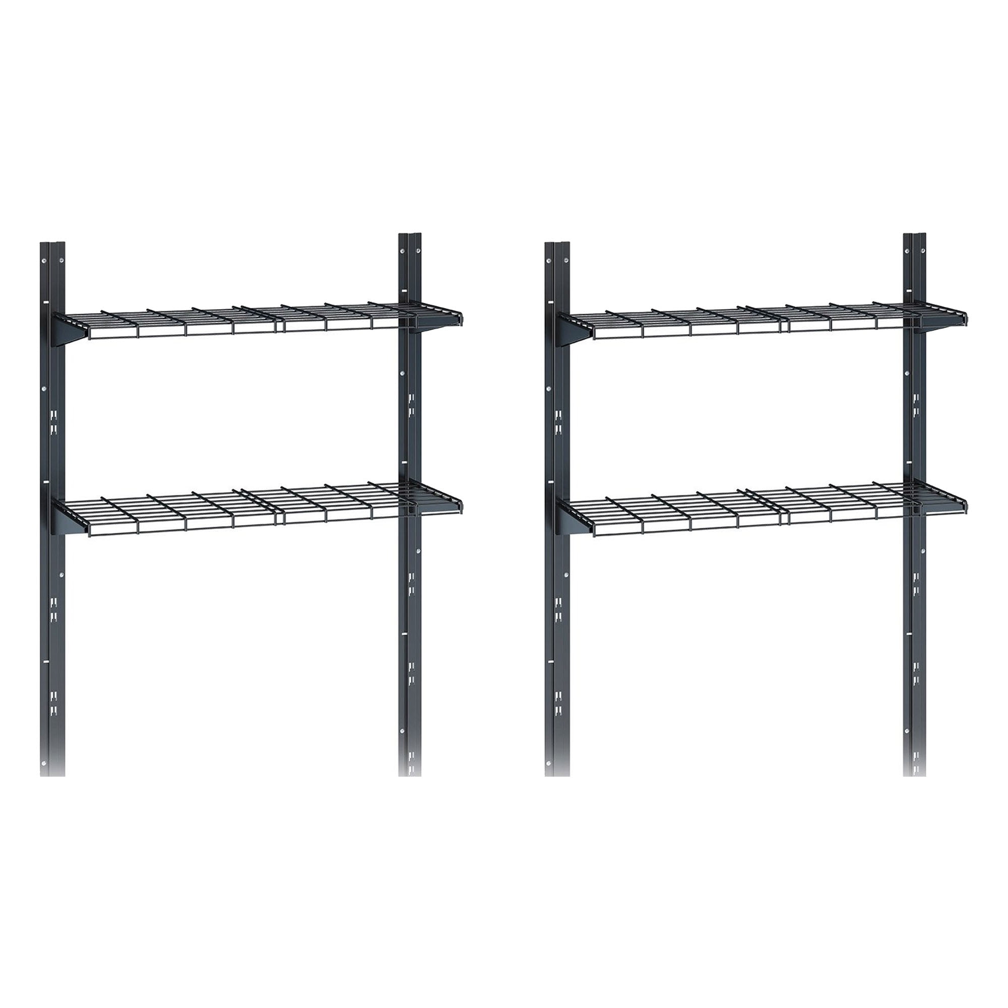 Suncast Outdoor Storage Shed Shelf Kit for Sierra & Everett Shed, Gray