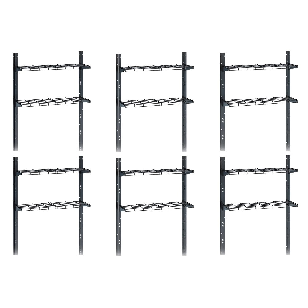 Suncast Outdoor Storage Shed Shelf Kit for Sierra and Everett Shed (6