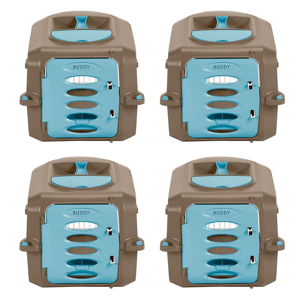 Suncast Personalizable Deluxe Small Pet Carrier with Food & Water