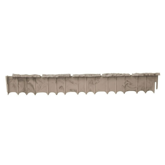 Suncast Quick Edge Resin Material 35 Inch Single Strip Lawn Edging (12 Pack)