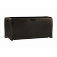 thumbnail image 1 of Suncast Resin 99-Gal Capacity Deck Box, Patio, Mocha Brown,  DBW9200 52 in D x 27.5 in H x 27.6 in W, 1 of 10