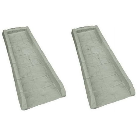 Suncast SB24 Decorative Gutter Downspout Splash Blocks - Quantity of 2